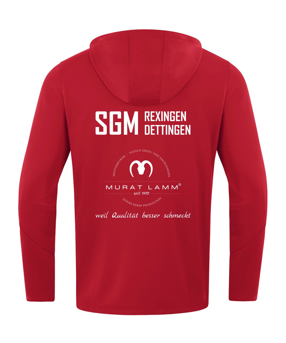 JAKO Kapuzenjacke POWER (inkl. Bedruckung) - Rot - SGM Rexingen/Dettingen