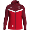 JAKO Kapuzenjacke Iconic rot (inkl. Bedruckung) - SV Owingen