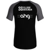 JAKO T-Shirt Iconic schwarz/anthrazit (inkl. Bedruckung) - SG Felldorf/Bierlingen