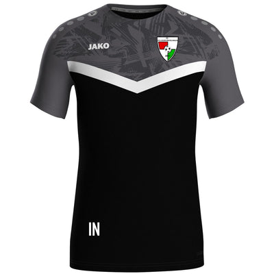 JAKO T-Shirt Iconic schwarz/anthrazit (inkl. Bedruckung) - SG Felldorf/Bierlingen