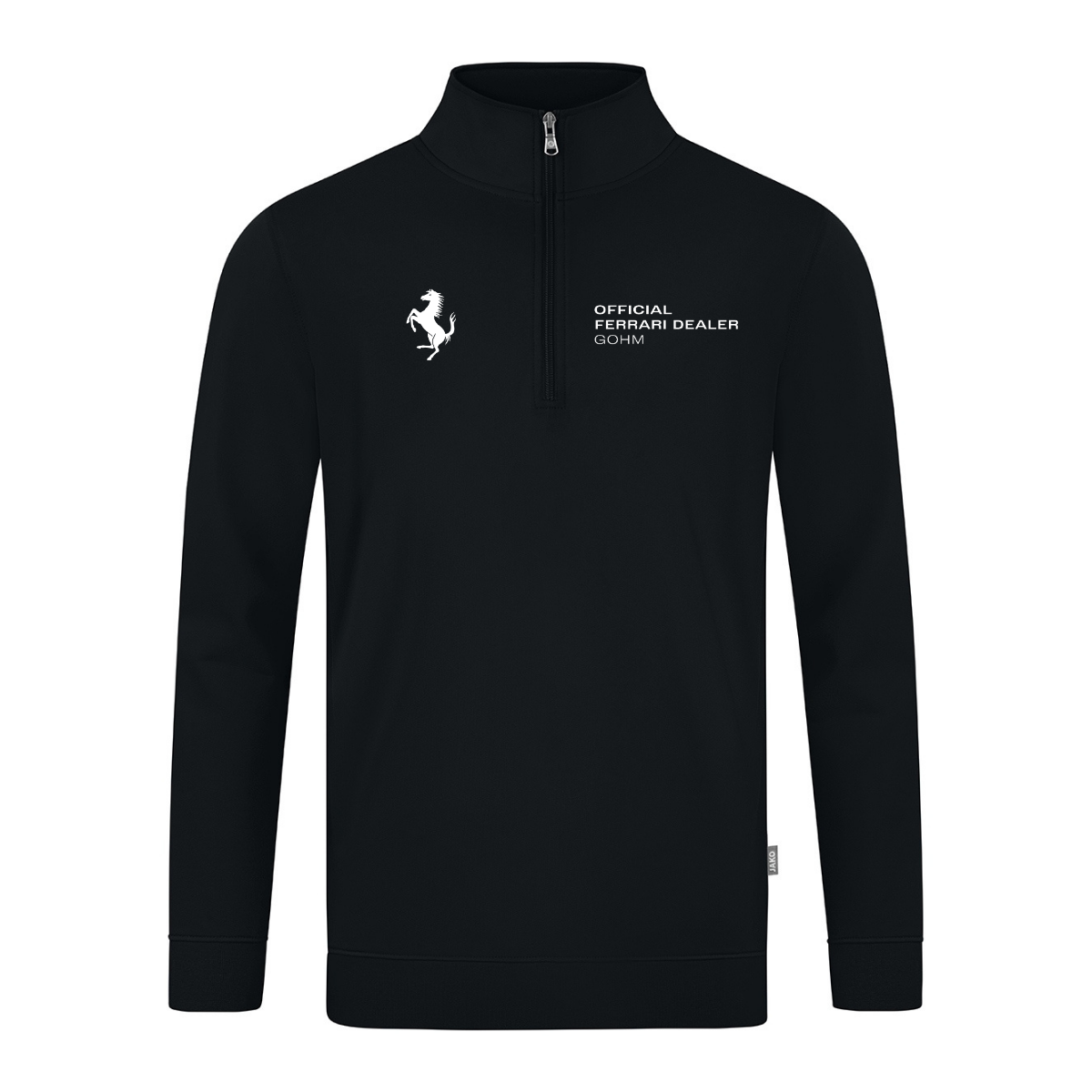 JAKO ZipTop Doubletex Schwarz (inkl. Bedruckung) - Ferrari Gohm