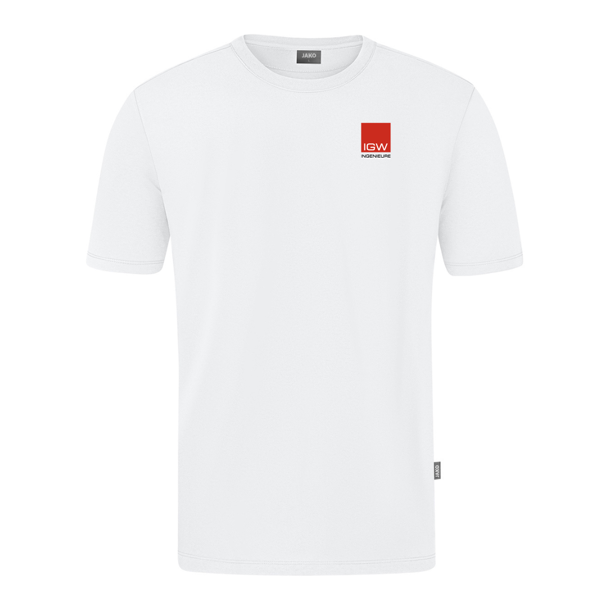 JAKO T-Shirt Doubletex weiß (inkl. Veredelung) - IGW