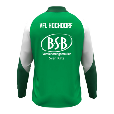 JAKO ZipTop Dynamic grün/weiß (inkl. Bedruckung) - VfL Hochdorf