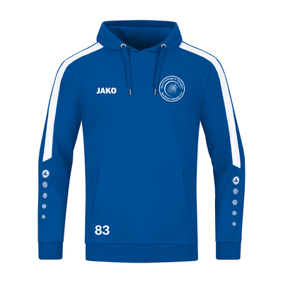 JAKO Kapuzensweat POWER Blau (inkl. Bedruckung) - Sportkreis Tübingen