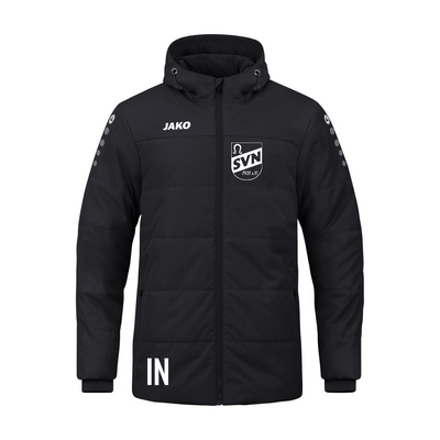 Jako Winterjacke Team mit Kapuze  schwarz (inkl. Bedruckung) - SV Nufringen