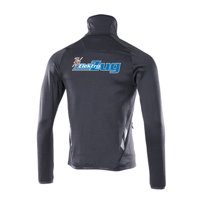 MASCOT® Fleecepullover mit Reißverschluss (inkl. Bedruckung) Elektro Zug