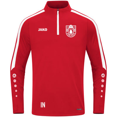 JAKO Zip Top POWER (inkl. Bedruckung) - Rot - SV Hirrlingen