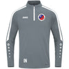 JAKO Zip Top POWER (inkl. Bedruckung) - Steingrau - SGM Hailfingen/Oberndorf