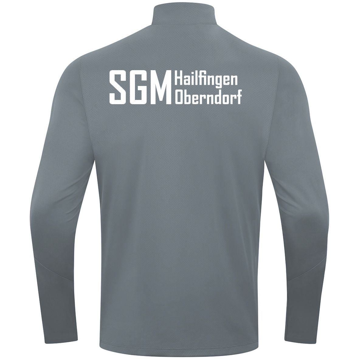 JAKO Zip Top POWER (inkl. Bedruckung) - Steingrau - SGM Hailfingen/Oberndorf