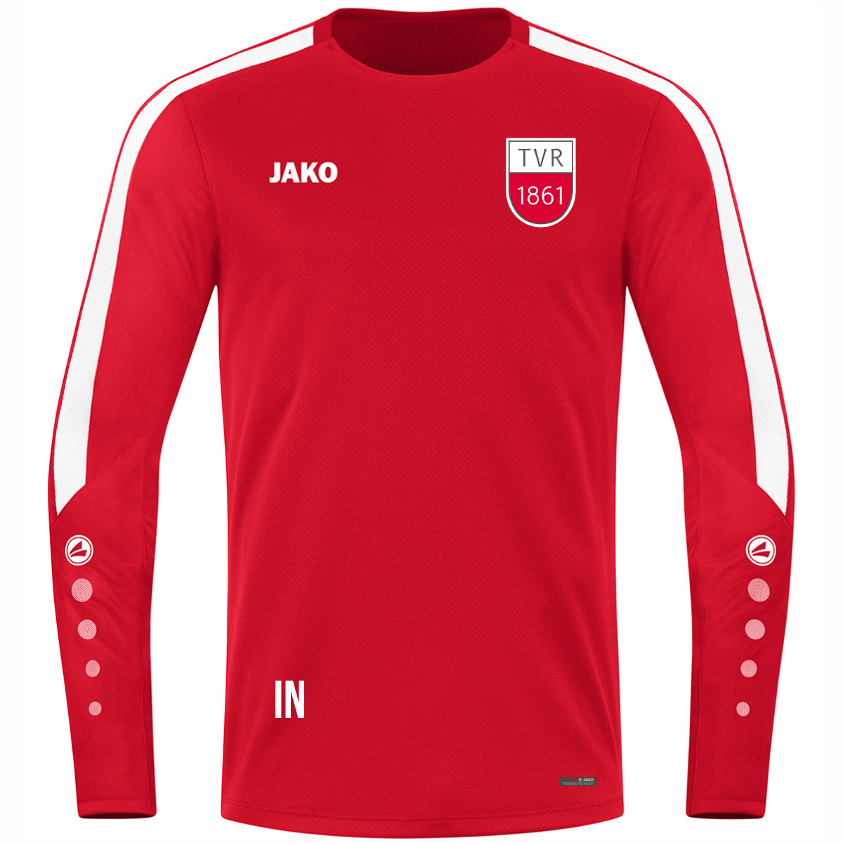 JAKO Sweat Power rot (inkl. Bedruckung) - TV Rottenburg Handball