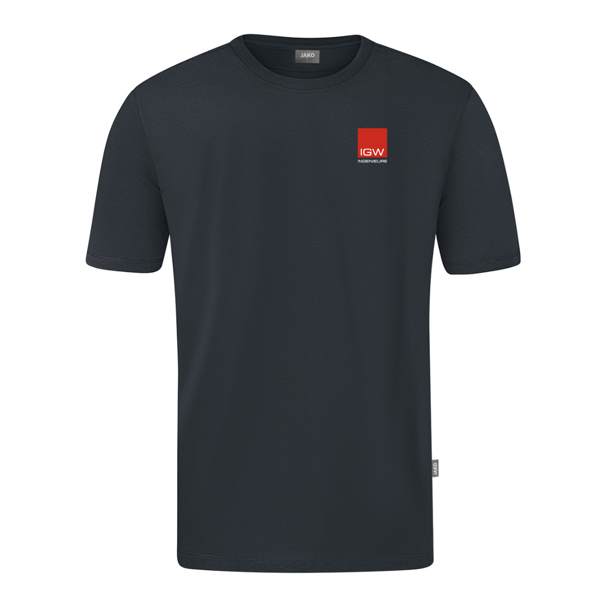 JAKO T-Shirt Doubletex anthrazit (inkl. Veredelung) - IGW