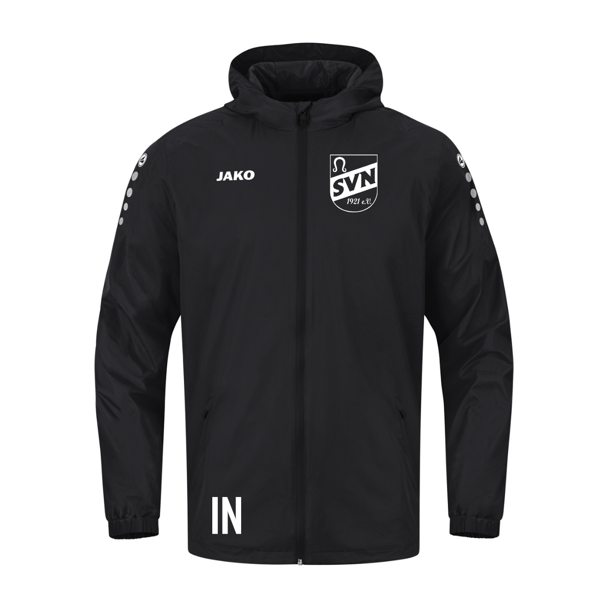 JAKO Regenjacke TEAM 2.0 Schwarz (inkl. Bedruckung) - SV Nufringen