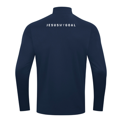JAKO Zip Top POWER (inkl. Bedruckung) - Marine - Fussball mit Vision