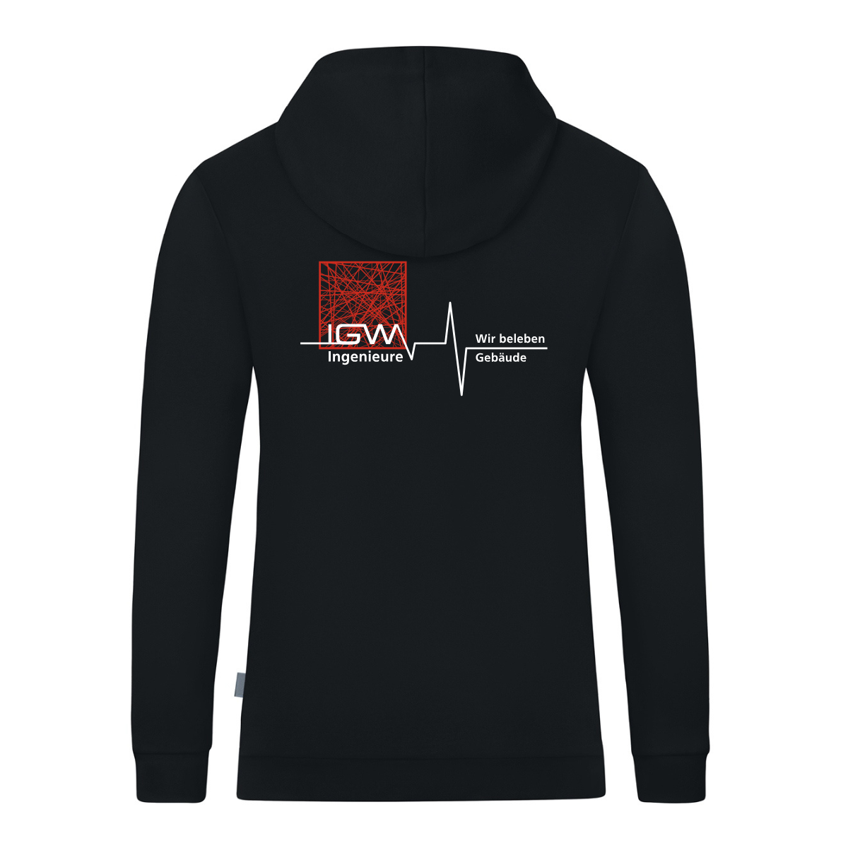 JAKO Hoodie Organic schwarz (inkl. Veredelung) - IGW