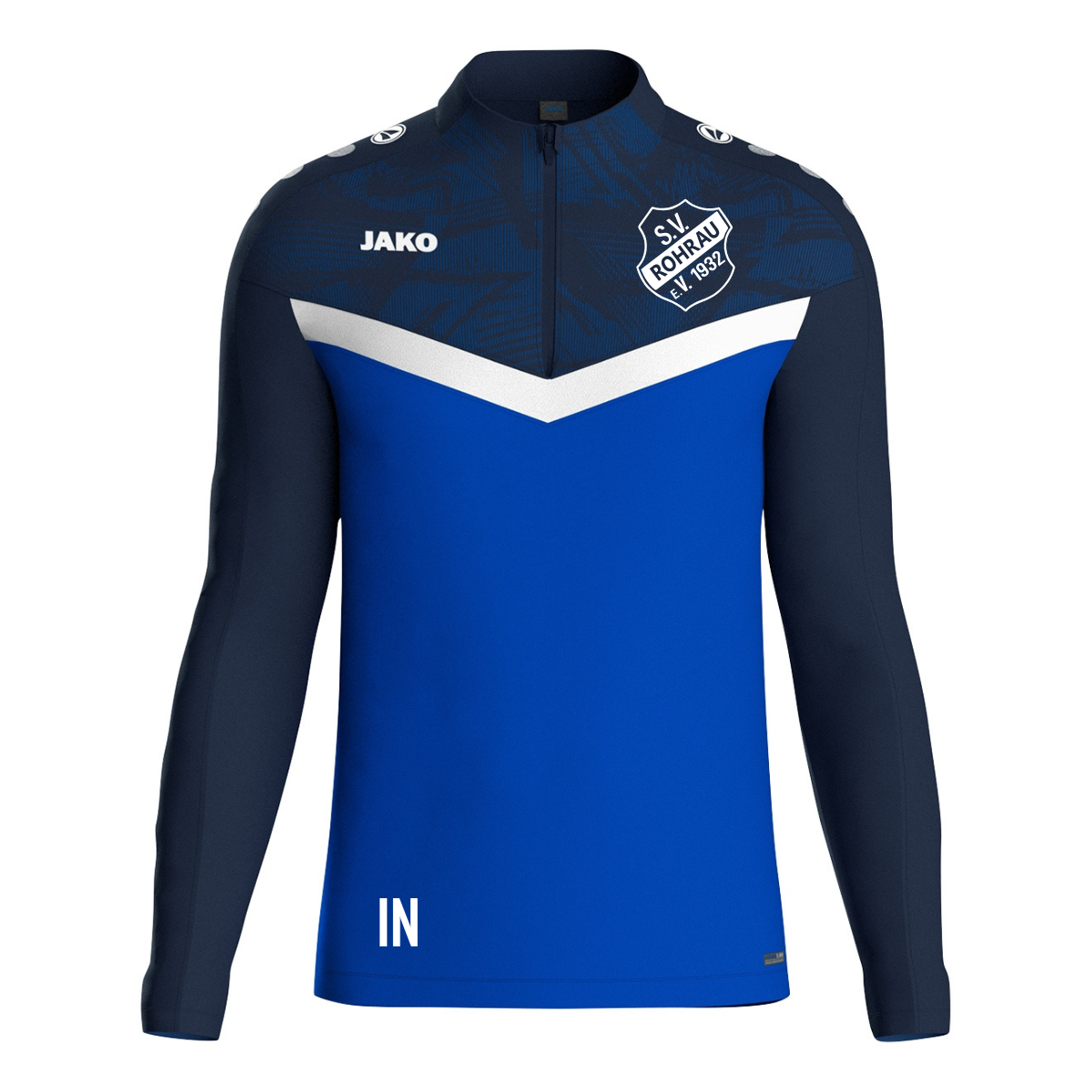 Jako Zip Top Iconic royal/marine (inkl. Bedruckung) - SV Rohrau