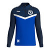 Jako Zip Top Iconic royal/marine (inkl. Bedruckung) - SG01
