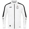 JAKO Polyesterjacke Power weiss/Schwarz(inkl. Bedruckung) - JSG Eyachtal