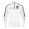 JAKO Zip Top POWER (inkl. Bedruckung) - Weiss - Fussball mit Vision