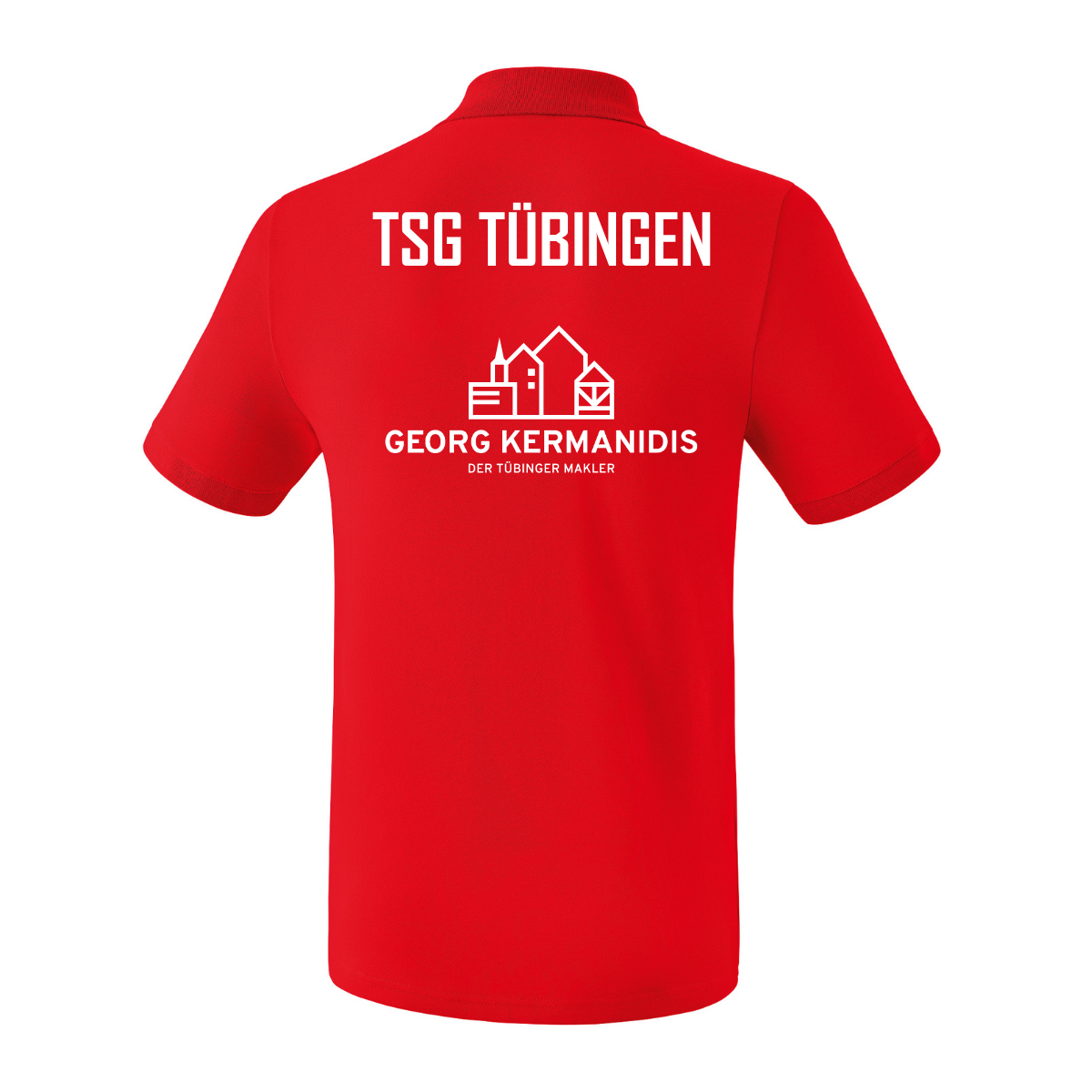 Erima Teamsport Poloshirt rot (inkl. Bedruckung) - TSG Tübingen Jugendtrainer