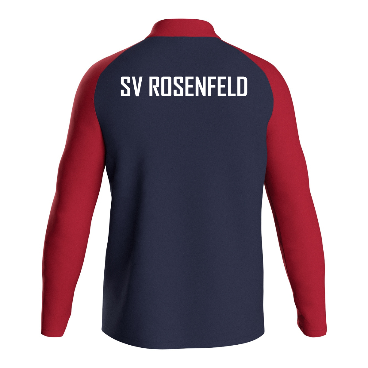 JAKO Polyesterjacke Iconic marine/chili rot (inkl. Bedruckung) - SV Rosenfeld