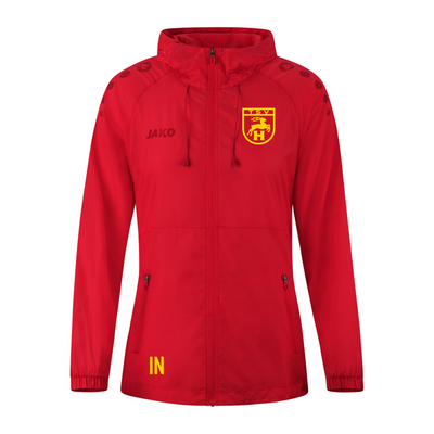 JAKO Lightweightjacke Flow Rot Damen/Herren (inkl. Bedruckung) - Spitzbergläufer