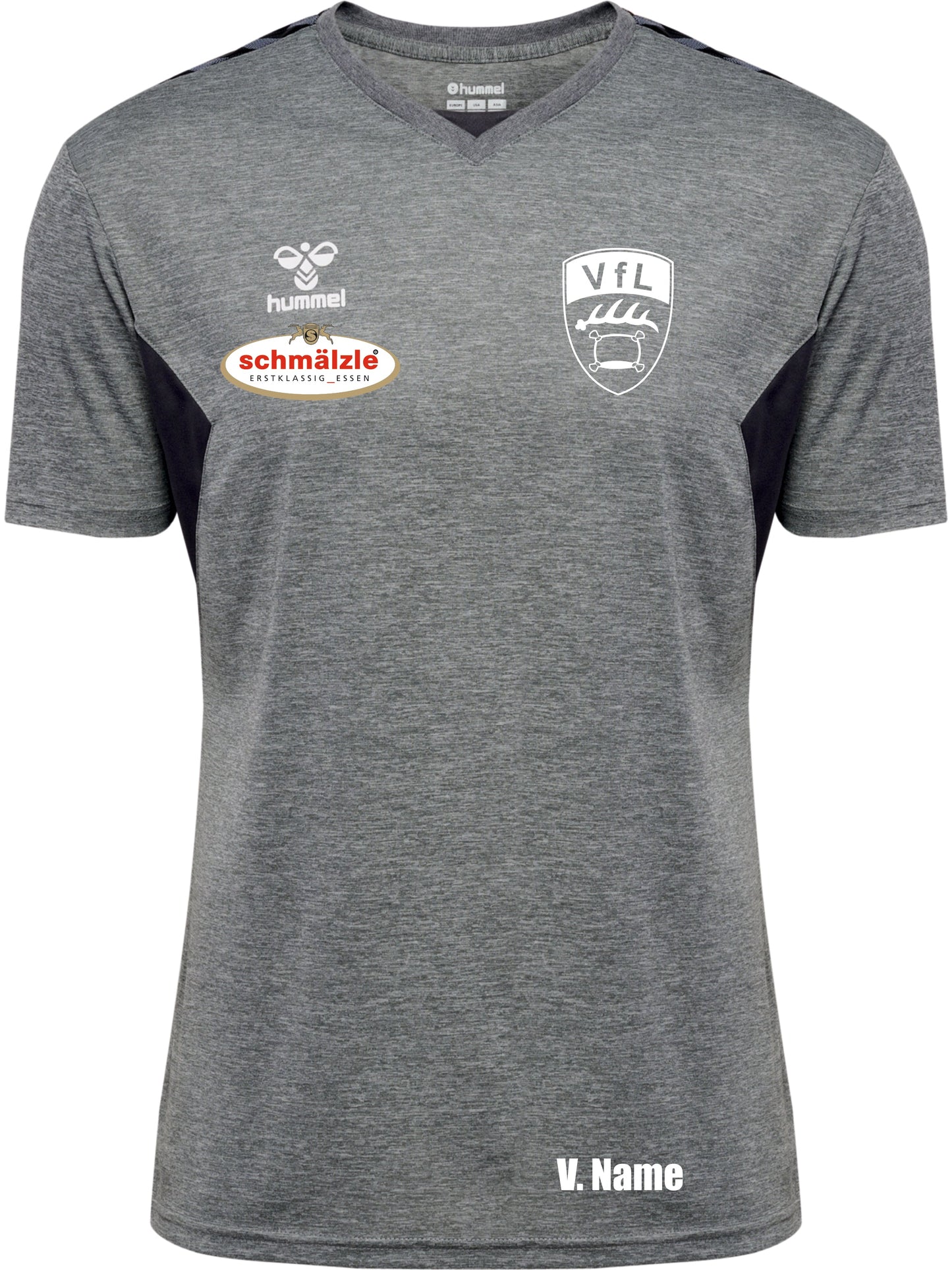 HUMMEL T-Shirt AUTHENTIC (inkl. Bedruckung) - Grau - VfL Pfullingen Trainer