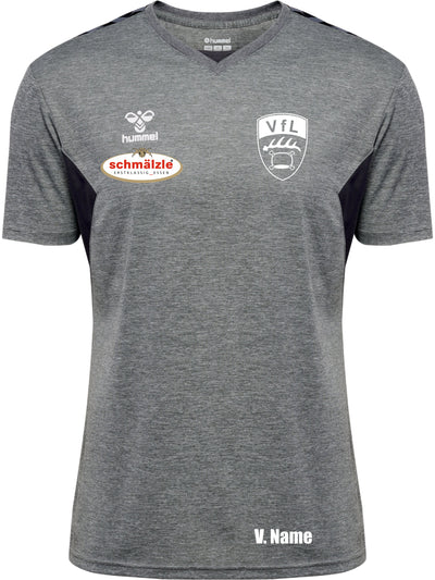 HUMMEL T-Shirt AUTHENTIC (inkl. Bedruckung) - Grau - VfL Pfullingen Trainer