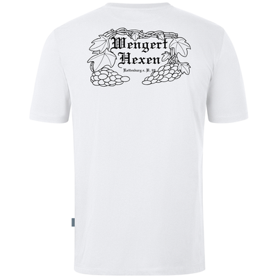 JAKO T-Shirt Doubletex weiß (inkl. Veredelung) - Wengert Hexen 1999 e.V.