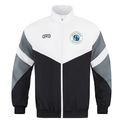 JAKO Freizeitjacke Retro schwarz/weiß/grau (inkl. Bedruckung) - SG Göttelfingen/Baisingen