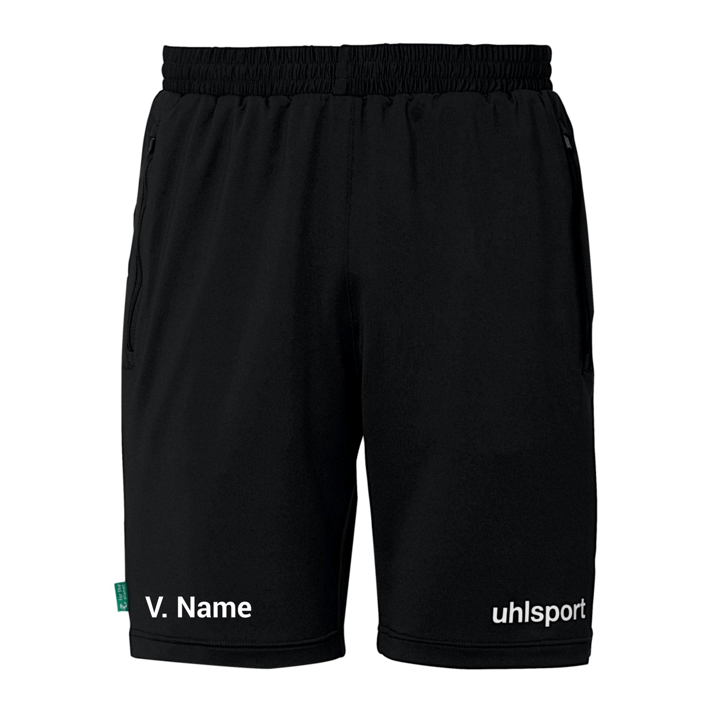 UHLSPORT Essential Tec Short mit Reissverschluss (inkl. Bedruckung) - Schwarz -SG Rosenfeld
