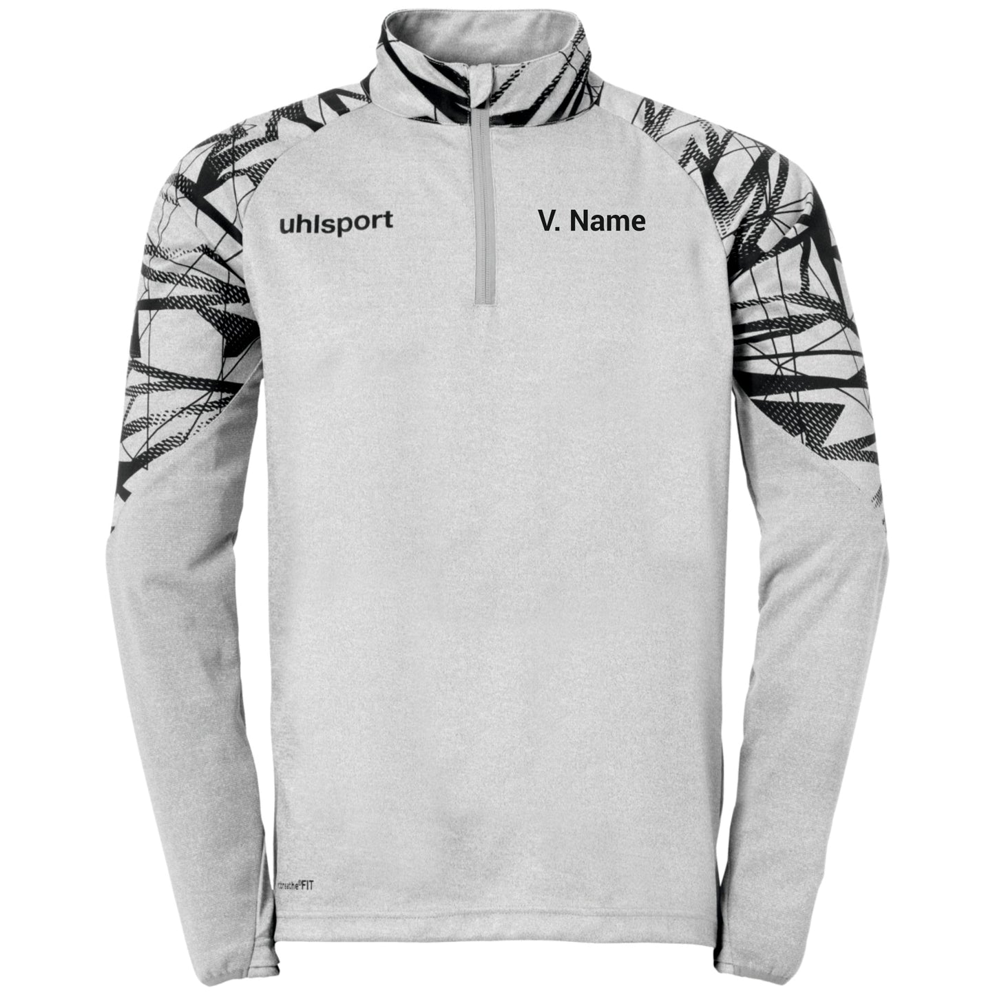 Uhlsport Goal 25 1/4 ZipTop  - Grau Melange SG Rosenfeld