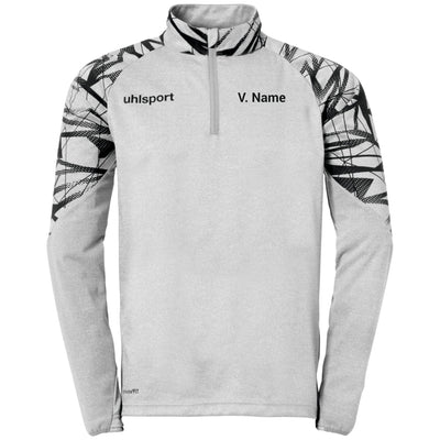 Uhlsport Goal 25 1/4 ZipTop  - Grau Melange SG Rosenfeld