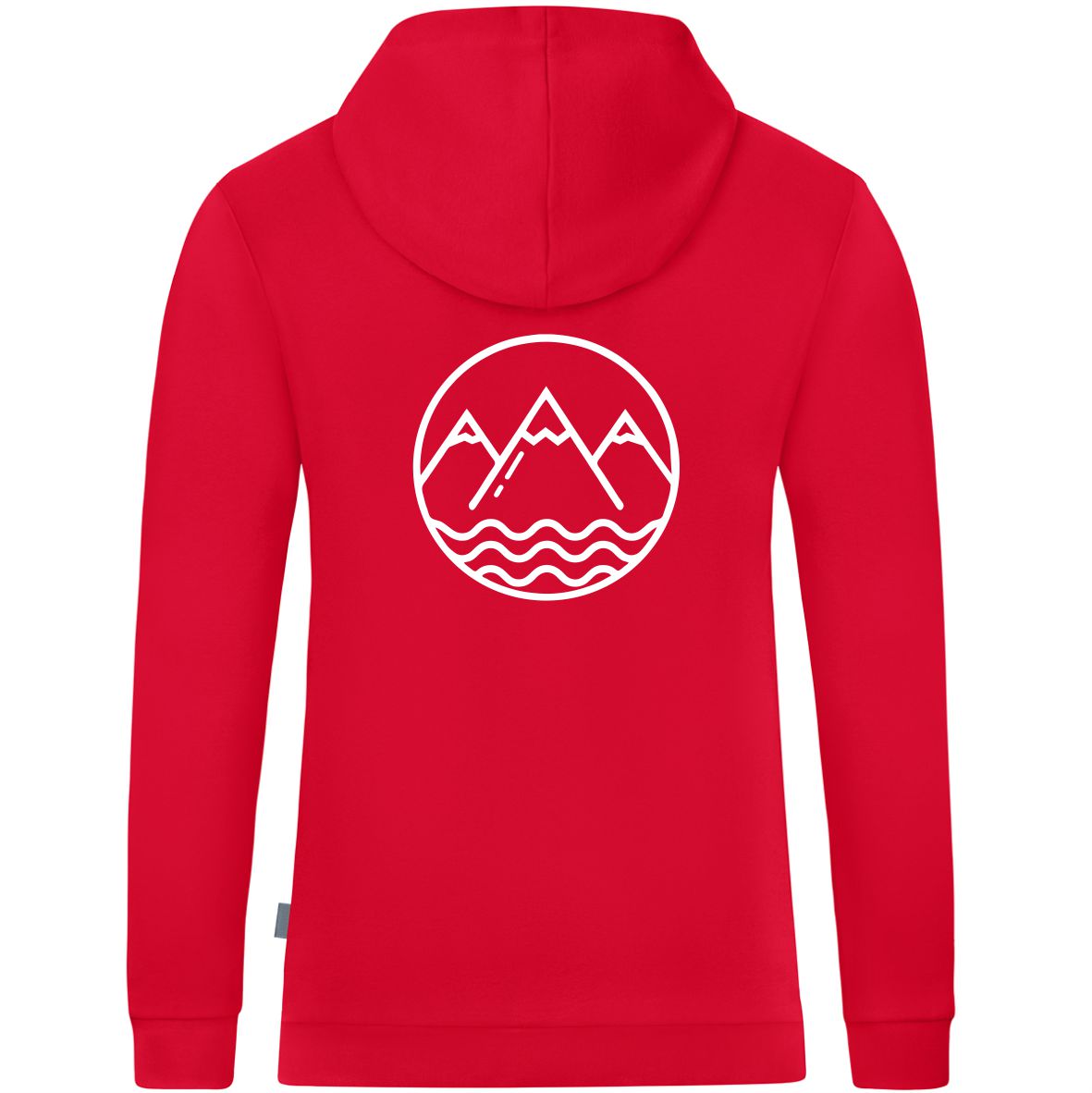 JAKO Kapuzensweat ORGANIC (inkl. Bedruckung) - Rot - Skiclub Rottenburg