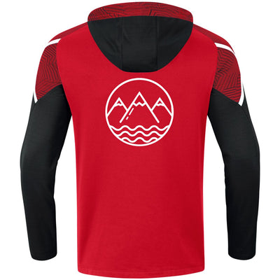 JAKO Kapuzensweat PERFORMANCE (inkl. Bedruckung) - Rot - Skiclub Rottenburg