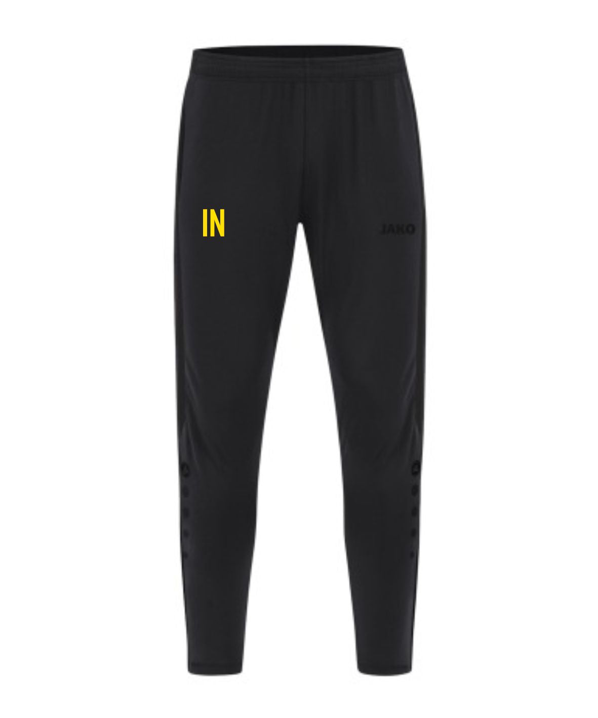 JAKO Trainingshose POWER (inkl. Bedruckung) - Schwarz/Gelb - SV Pfrondorf/Mindersbach