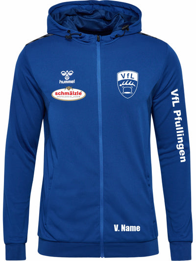 HUMMEL Zip Hoodie AUTHENTIC (inkl. Bedruckung) - Blau - VfL Pfullingen