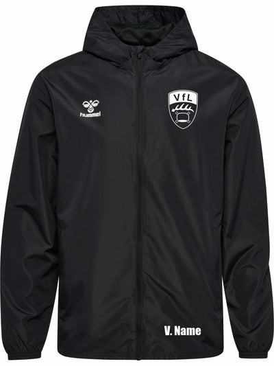 HUMMEL Rain Jacket ESSENTIAL (inkl. Bedruckung) - Schwarz - VfL Pfullingen