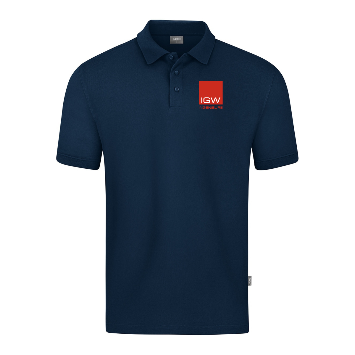 JAKO Poloshirt Doubletex marine (inkl. Veredelung) - IGW