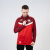 JAKO Ziptop Iconic (inkl. Bedruckung) rot/weinrot - FC Rottenburg