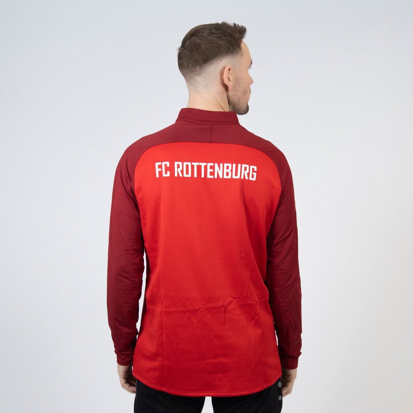 JAKO Ziptop Iconic (inkl. Bedruckung) rot/weinrot - FC Rottenburg