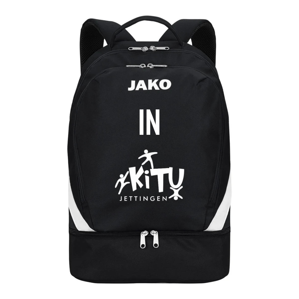 JAKO Rucksack Iconic schwarz (inkl. Bedruckung) - SG Jettingen - KITU