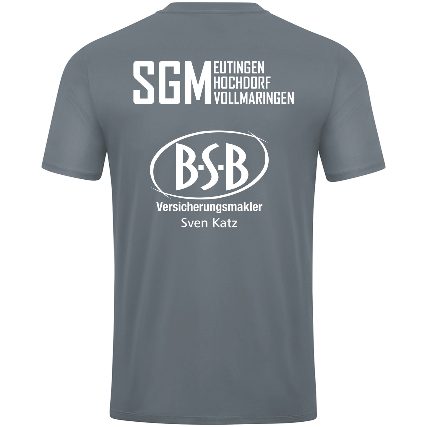 JAKO Trikot Power steingrau (inkl. Bedruckung) - SGM Eutingen/Hochdorf/Vollmaringen