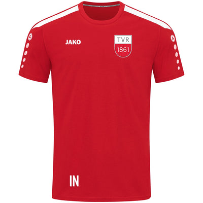 JAKO T-Shirt Power (Baumwolle) rot (inkl. Bedruckung) - TV Rottenburg
