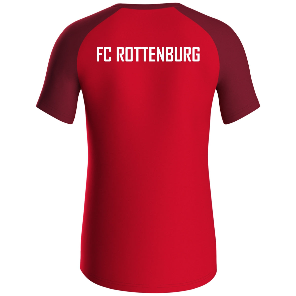 JAKO T-Shirt Iconic (inkl. Bedruckung) rot/weinrot - FC Rottenburg