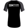JAKO T-Shirt Iconic (inkl. Bedruckung) schwarz/anthrazit - SGM Göttelfingen/Baisingen