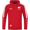 JAKO Kapuzen-Sweat-Power rot (inkl. Bedruckung) - TV Rottenburg