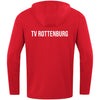 JAKO Kapuzenjacke Power rot (inkl. Bedruckung) - TV Rottenburg