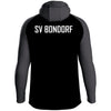 Jako Kapuzenjacke Iconic Schwarz/Anthrazit - SV Bondorf