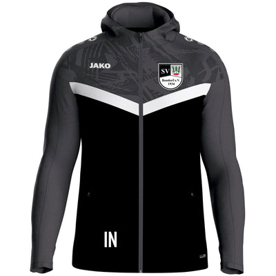 Jako Kapuzenjacke Iconic Schwarz/Anthrazit - SV Bondorf