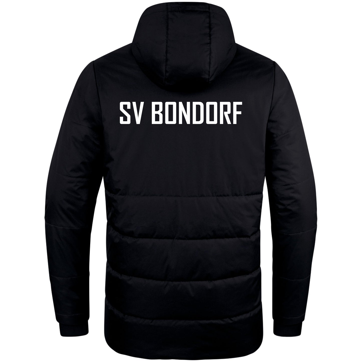 Jako Winterjacke Team mit Kapuze Schwarz - SV Bondorf